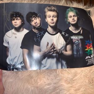 Authentic Five Seconds Of Summer Autograph